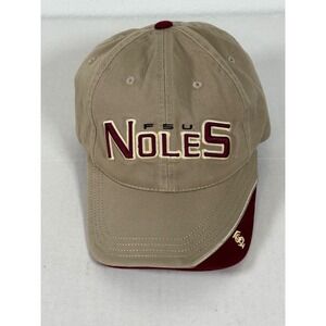 FSU Noles Vintage Starter Hat Beige Maroon‎ Florida State University NCAA